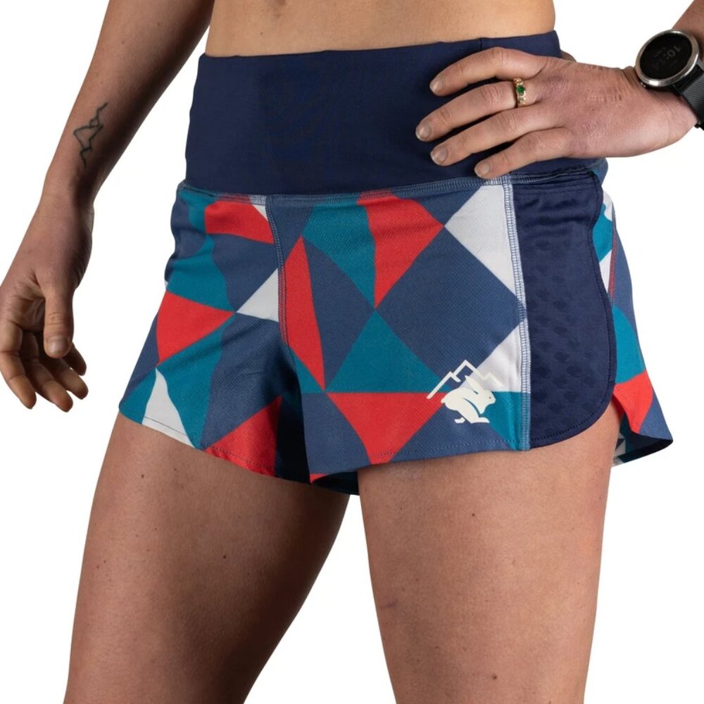 Rabbit Mountain Climbers Run Short 2.5" in Blue Diamond
